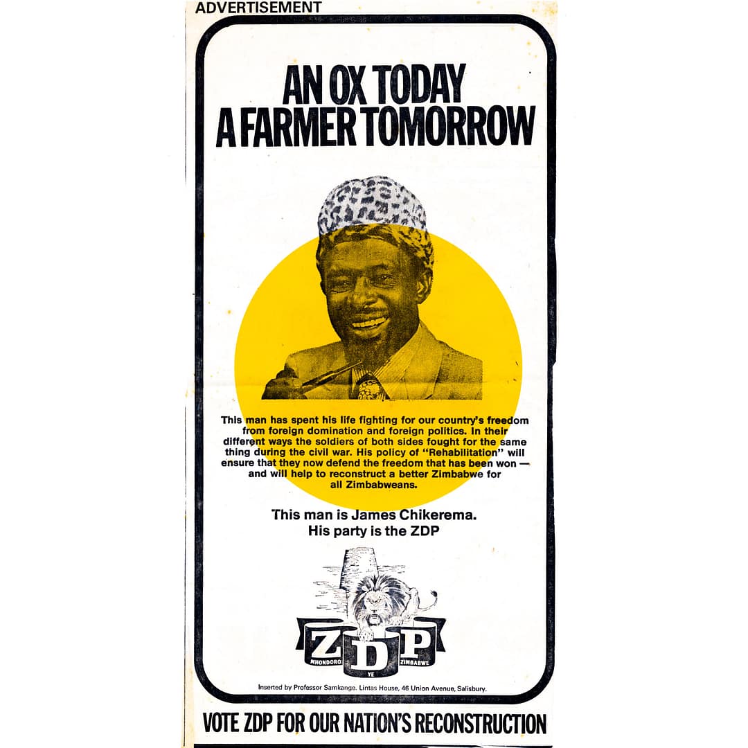 Newspaper Cuttings- An Ox Today A Farmer Tomorrow