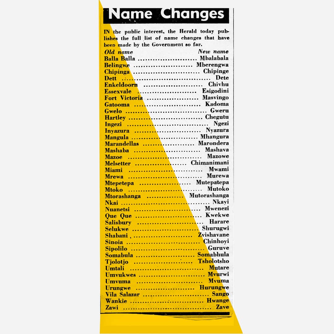 Name Changes
